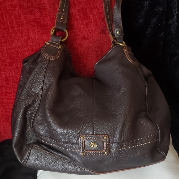 The Sak Medium Shopper Handbag - Chocolate - Picture 2 of 9